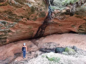 Krauļukalna Ledus alas ūdenskritums, 2023. gada aprīlis