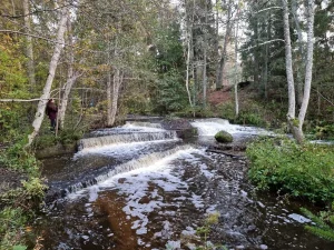 Trepojas kaskāde, iespaidīgākās pakāpes. 2023. gada oktobris.