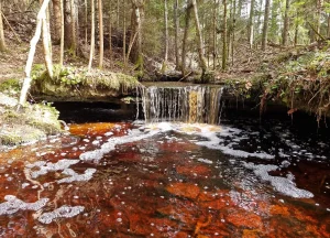Oļupītes ūdenskritums, 2024. gada aprīlis