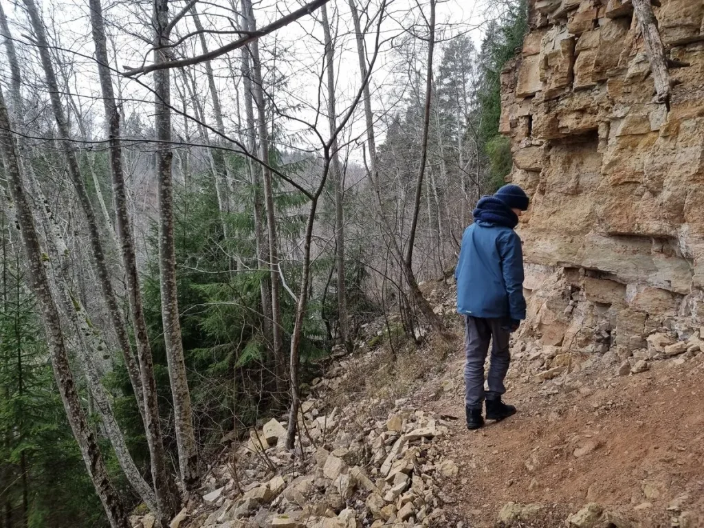 Dolomītu krauja. 2024. gada decembris.