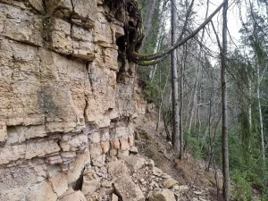 Dolomītu krauja. 2024. gada decembris.