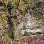 Sautas kalna Garās alas ūdenskritums. 2025. gada janvāris