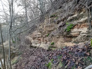 Ķurbju klintis. 2025. gada decembris.