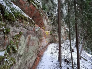 Aņītes Augstais iezis. 2025. gada decembris.