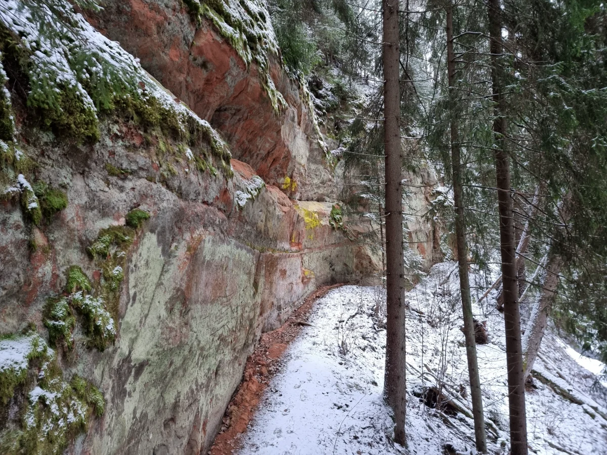 Aņītes Augstais iezis. 2025. gada decembris.