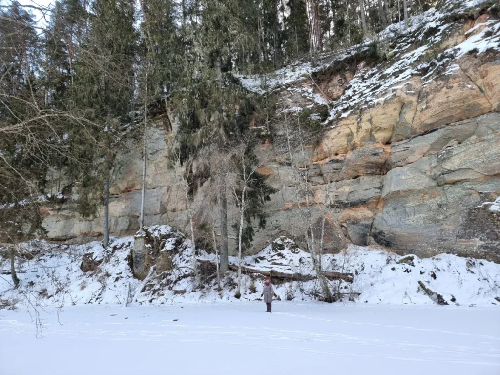 Ramātu klintis. 2026. gada janvāris.