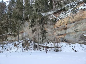 Ramātu klintis. 2026. gada janvāris.