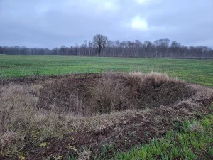 Kropja kritene (Kruopio duobė) 2024. gada decembris.